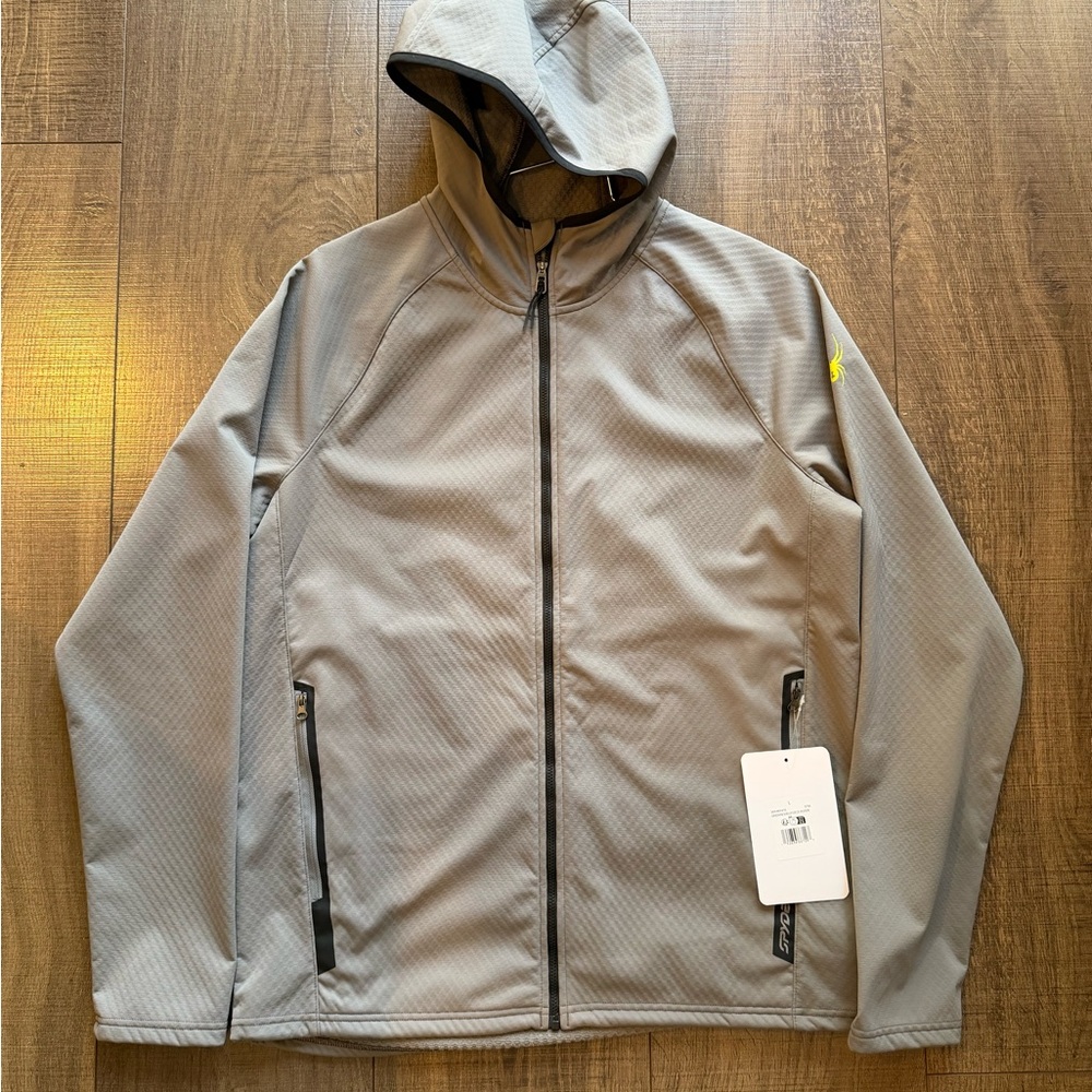Brand New Spyder Gridweb Performance Jacket with Hood and tags